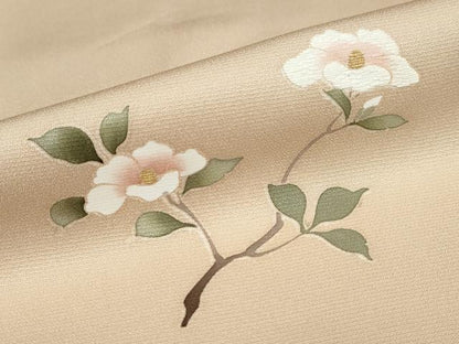 平和屋着物●訪問着　刺繍　飾花文　金彩　正絹　逸品　DAAZ7557ud