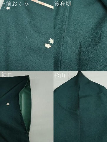 平和屋着物●訪問着　誰が袖草花文　金彩　正絹　逸品　DAAZ7594ud