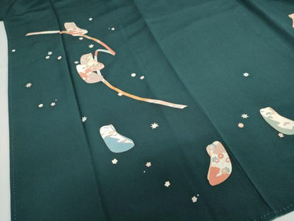 平和屋着物●訪問着　誰が袖草花文　金彩　正絹　逸品　DAAZ7594ud