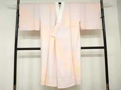 平和屋着物●長襦袢　袷　道長舞花文　さが美扱い　正絹　逸品　未使用　DAAZ7621ud