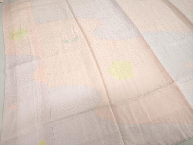 平和屋着物●長襦袢　袷　道長舞花文　さが美扱い　正絹　逸品　未使用　DAAZ7621ud