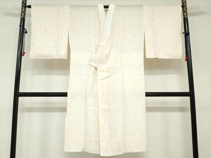 平和屋着物●長襦袢　無双仕立て　舞花文　暈し染め　正絹　逸品　DAAZ7623ud