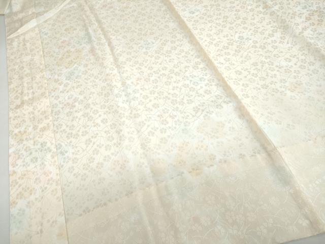 平和屋着物●長襦袢　無双仕立て　舞花文　暈し染め　正絹　逸品　DAAZ7623ud