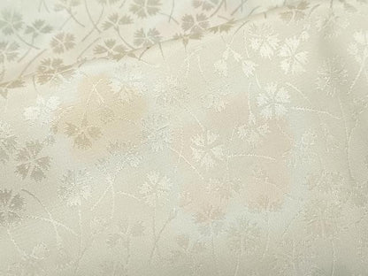平和屋着物●長襦袢　無双仕立て　舞花文　暈し染め　正絹　逸品　DAAZ7623ud