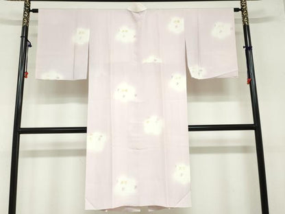 平和屋着物●長襦袢　袷　草花文　暈し染め　ほていや扱い　正絹　逸品　DAAZ7624ud
