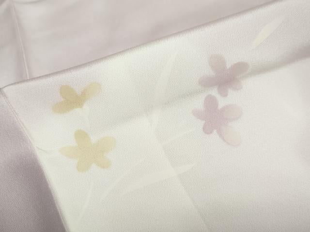 平和屋着物●長襦袢　袷　草花文　暈し染め　ほていや扱い　正絹　逸品　DAAZ7624ud