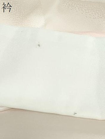 平和屋着物●振袖用長襦袢　袷　草花地紋　暈し染め　正絹　逸品　DAAZ7637ud