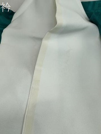 平和屋着物○振袖用長襦袢 袷 草花地紋 萌葱色 正絹 逸品 DAAZ7679ud