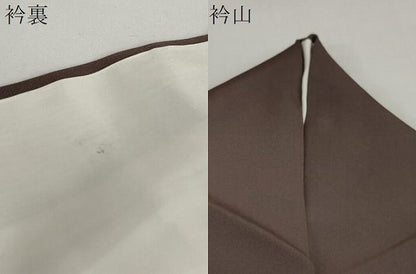 平和屋着物●訪問着　刺繍　敷松葉文　暈し染め　反端付き　正絹　逸品　DAAZ7708ud