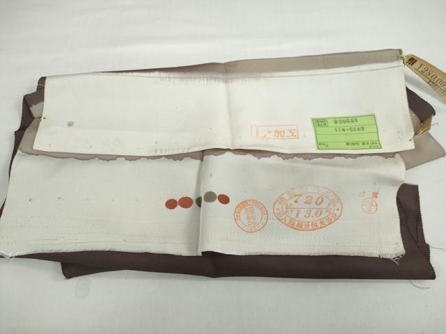 平和屋着物●訪問着　刺繍　敷松葉文　暈し染め　反端付き　正絹　逸品　DAAZ7708ud