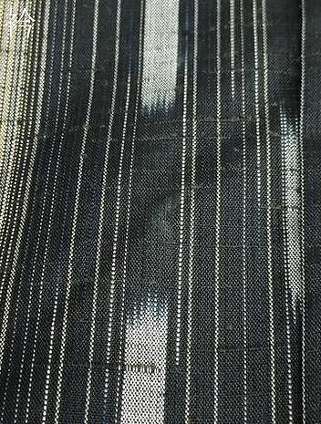 平和屋着物○ぜんまい紬 霞間道 正絹 逸品 DAAZ7732ud