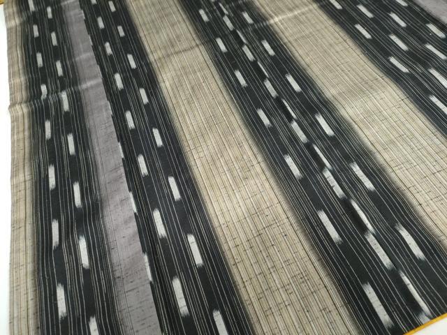 平和屋着物○ぜんまい紬 霞間道 正絹 逸品 DAAZ7732ud