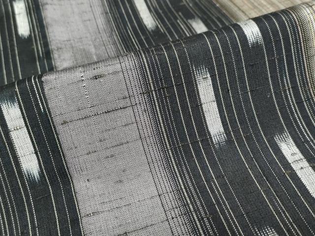 平和屋着物●ぜんまい紬　霞間道　正絹　逸品　DAAZ7732ud 平和屋着物○ぜんまい紬 霞間道 正絹 逸品 DAAZ7732ud