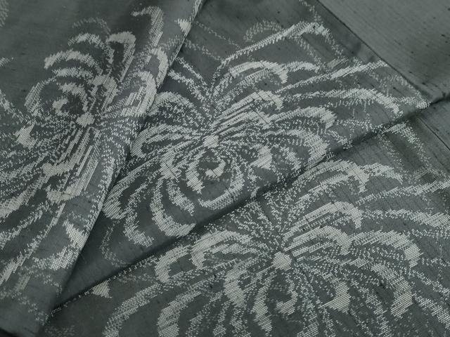 平和屋着物●上質な紬　乱菊　さが美扱い　正絹　逸品　DAAZ7734ud 平和屋着物○上質な紬 乱菊 さが美扱い 正絹 逸品 DAAZ7734ud