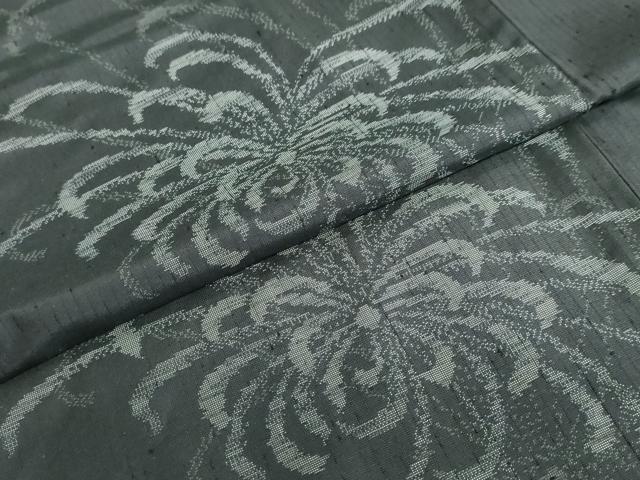 平和屋着物●上質な紬　乱菊　さが美扱い　正絹　逸品　DAAZ7734ud