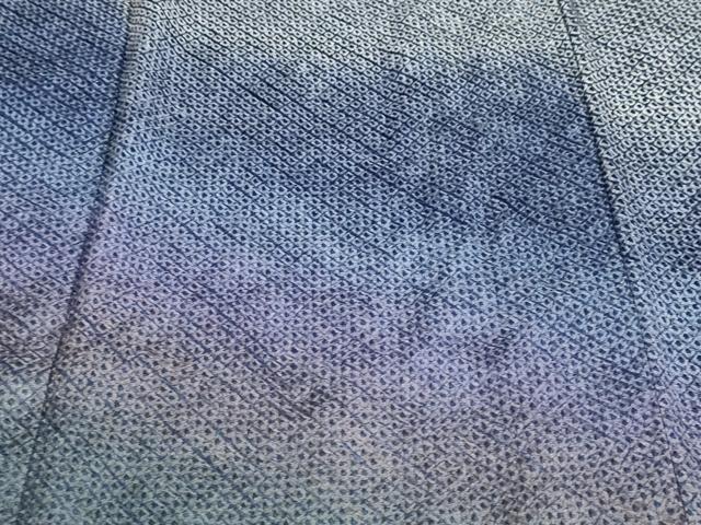 平和屋着物○訪問着 総絞り 霞文 暈し染め 正絹 逸品 DAAZ7748ud