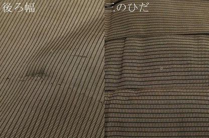 平和屋着物●男性　馬乗り袴　縞　正絹　逸品　DAAZ7753ud