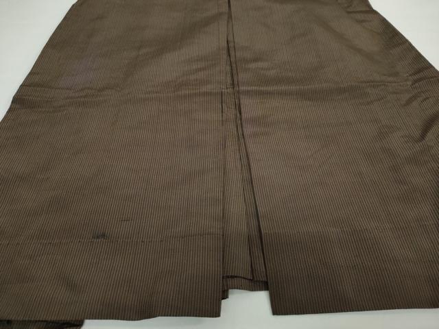 平和屋着物●男性　馬乗り袴　縞　正絹　逸品　DAAZ7753ud