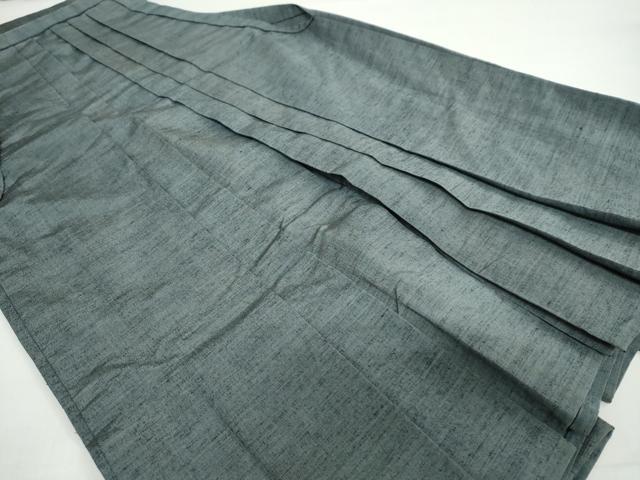 平和屋着物●男性　馬乗り袴　紬地　豆がら茶色　正絹　逸品　DAAZ7762ud 平和屋着物○男性 馬乗り袴 紬地 豆がら茶色 正絹 逸品 DAAZ7762ud