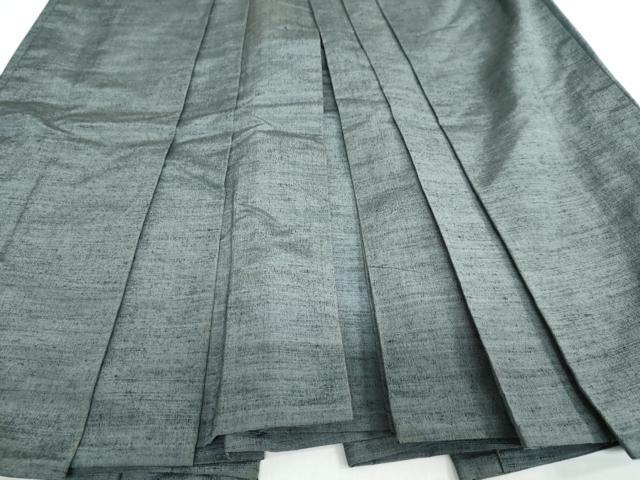 平和屋着物○男性 馬乗り袴 紬地 豆がら茶色 正絹 逸品 DAAZ7762ud