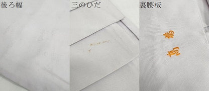 平和屋着物●男性　馬乗り袴　薄梅鼠色　正絹　逸品　DAAZ7775ud