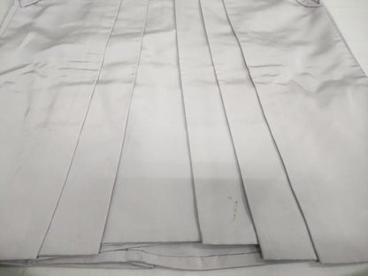 平和屋着物●男性　馬乗り袴　薄梅鼠色　正絹　逸品　DAAZ7775ud