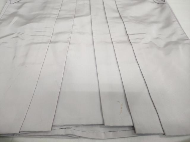 平和屋着物●男性　馬乗り袴　薄梅鼠色　正絹　逸品　DAAZ7775ud