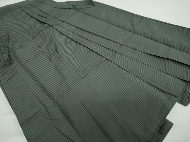 平和屋着物●男性　馬乗り袴　縞　正絹　逸品　DAAZ7776ud 平和屋着物○男性 馬乗り袴 縞 正絹 逸品 DAAZ7776ud