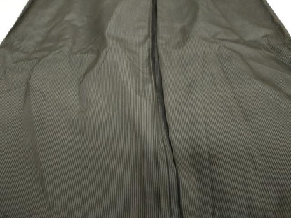 平和屋着物●男性　馬乗り袴　縞　正絹　逸品　DAAZ7779ud