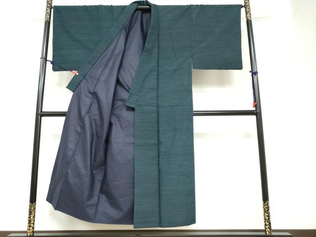平和屋着物●男性　紬　百入茶色　正絹　逸品　DAAZ7783ud