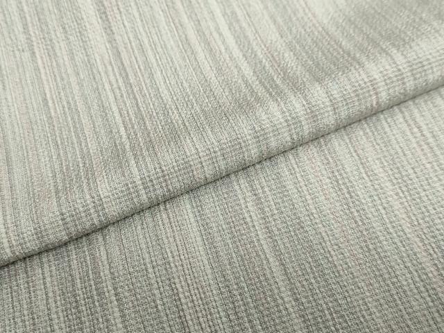 平和屋着物●本塩沢　やまだ織　霞文　正絹　逸品　DAAZ7793ud