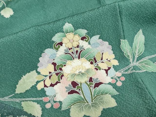 平和屋着物○訪問着 洋花文 正絹 逸品 DAAZ7797ud