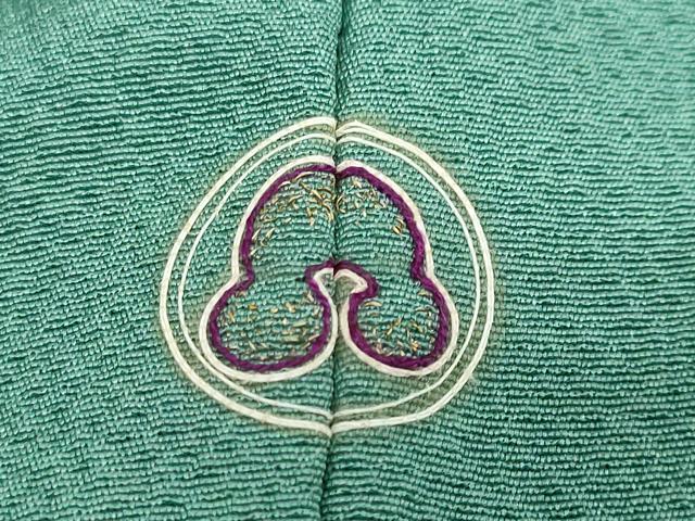 平和屋着物○訪問着 洋花文 正絹 逸品 DAAZ7797ud