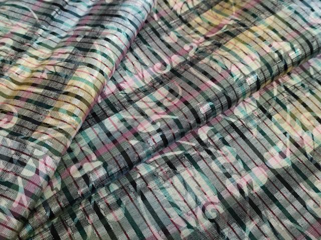 平和屋着物○上質な紬 蔦の葉文 正絹 逸品 DAAZ7801ud