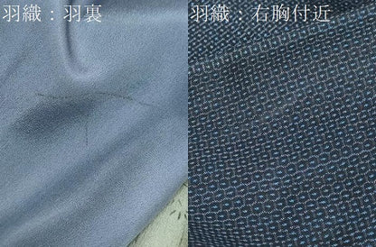 平和屋着物●男性　本場大島紬　アンサンブル　100亀甲　総詰め　正絹　逸品　未使用　DAAZ7811ud