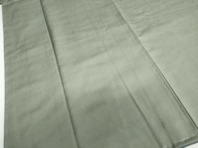 平和屋着物○男性 お召 麹塵色 正絹 逸品 未使用 DAAZ7818ud