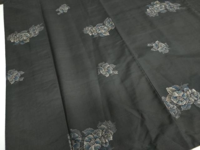 平和屋着物○都喜ヱ門 本場大島紬 地空き 純泥染 早春