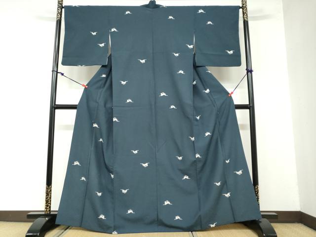 平和屋着物●小紋　跳兎　洗える着物　DAAZ7820ud 平和屋着物○小紋 跳兎 洗える着物 DAAZ7820ud