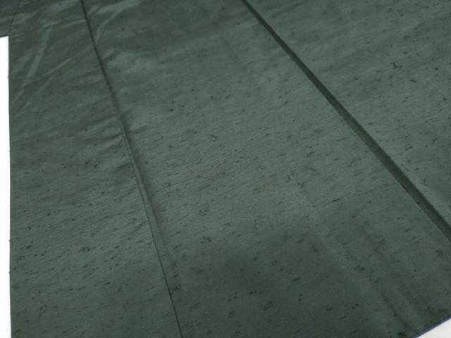 平和屋着物●男性 髭紬 アンサンブル 革色 正絹 逸品 DAAZ7838ud