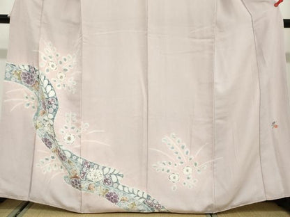 平和屋着物●訪問着　作家物　絞り　辻が花　正絹　逸品　DAAZ7934ud