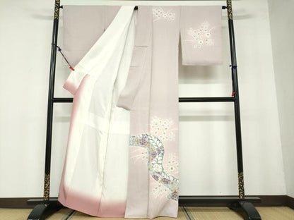平和屋着物●訪問着　作家物　絞り　辻が花　正絹　逸品　DAAZ7934ud