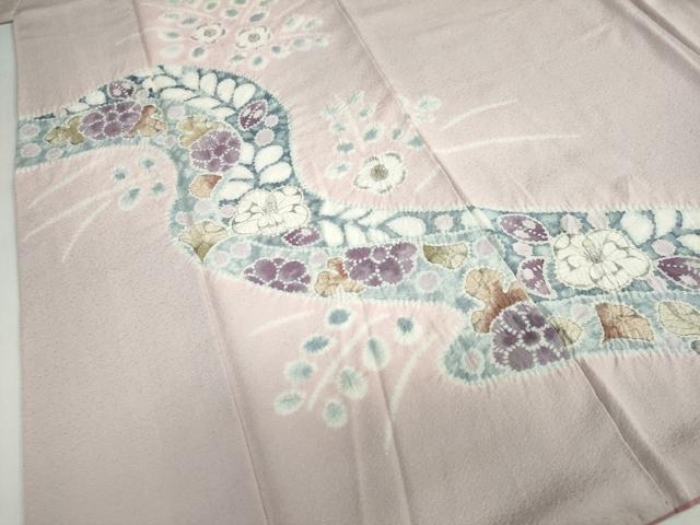 平和屋着物●訪問着　作家物　絞り　辻が花　正絹　逸品　DAAZ7934ud