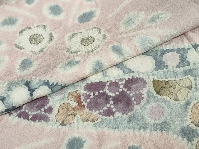 平和屋着物●訪問着　作家物　絞り　辻が花　正絹　逸品　DAAZ7934ud