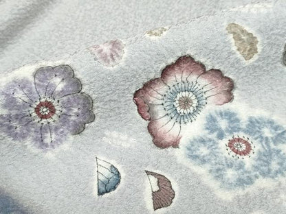 平和屋着物●訪問着　絞り　短冊辻が花　正絹　逸品　DAAZ7958ud