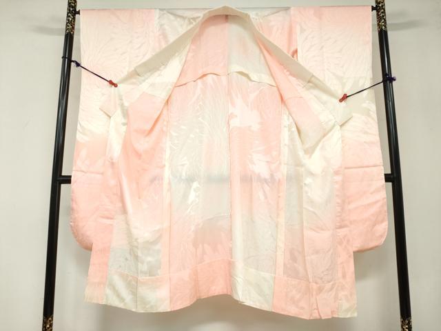 平和屋着物●振袖用長襦袢　無双仕立て　梅地紋　暈し染め　正絹　逸品　CABB4637yc 平和屋オンライン｜リユースでサステナブル｜長襦袢コレクション一覧