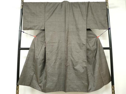 平和屋着物●男性　本場大島紬　アンサンブル　100亀甲　総詰め　正絹　逸品　DAAZ7992ud