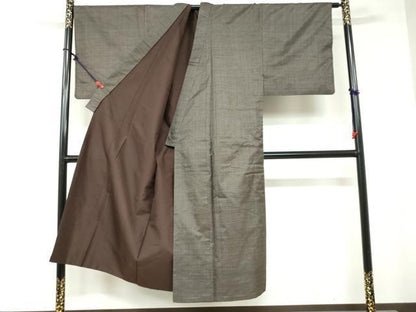 平和屋着物●男性　本場大島紬　アンサンブル　100亀甲　総詰め　正絹　逸品　DAAZ7992ud