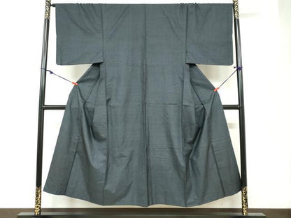 平和屋着物●男性　本場大島紬　アンサンブル　80亀甲　総詰め　反端付き　正絹　逸品　DAAZ7993ud