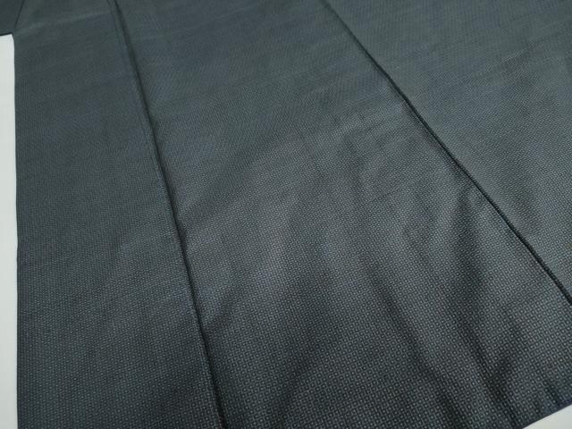 平和屋着物●男性　本場大島紬　アンサンブル　80亀甲　総詰め　反端付き　正絹　逸品　DAAZ7993ud