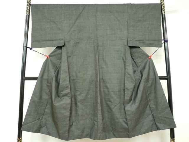 平和屋着物●男性　本場大島紬　アンサンブル　80亀甲　総詰め　正絹　逸品　DAAZ7994ud